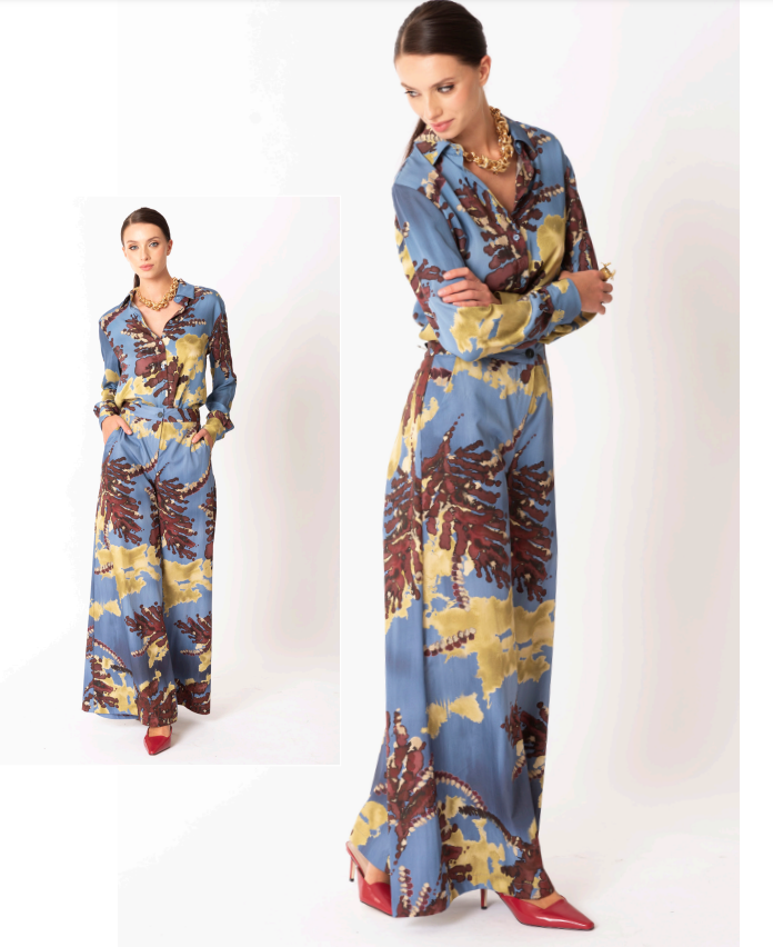 PANTALONE FANTASIA ASTRATTA - immagine 2